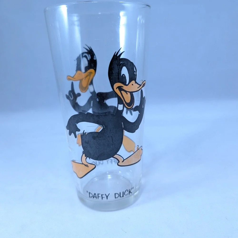 Vintage 1973 Daffy Duck Pepsi Collector Series Glass Looney Tunes‎ Warner Bros
